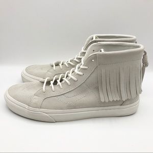 Vans Sk8 Hi Moccasin Suede Winter White Sneaker